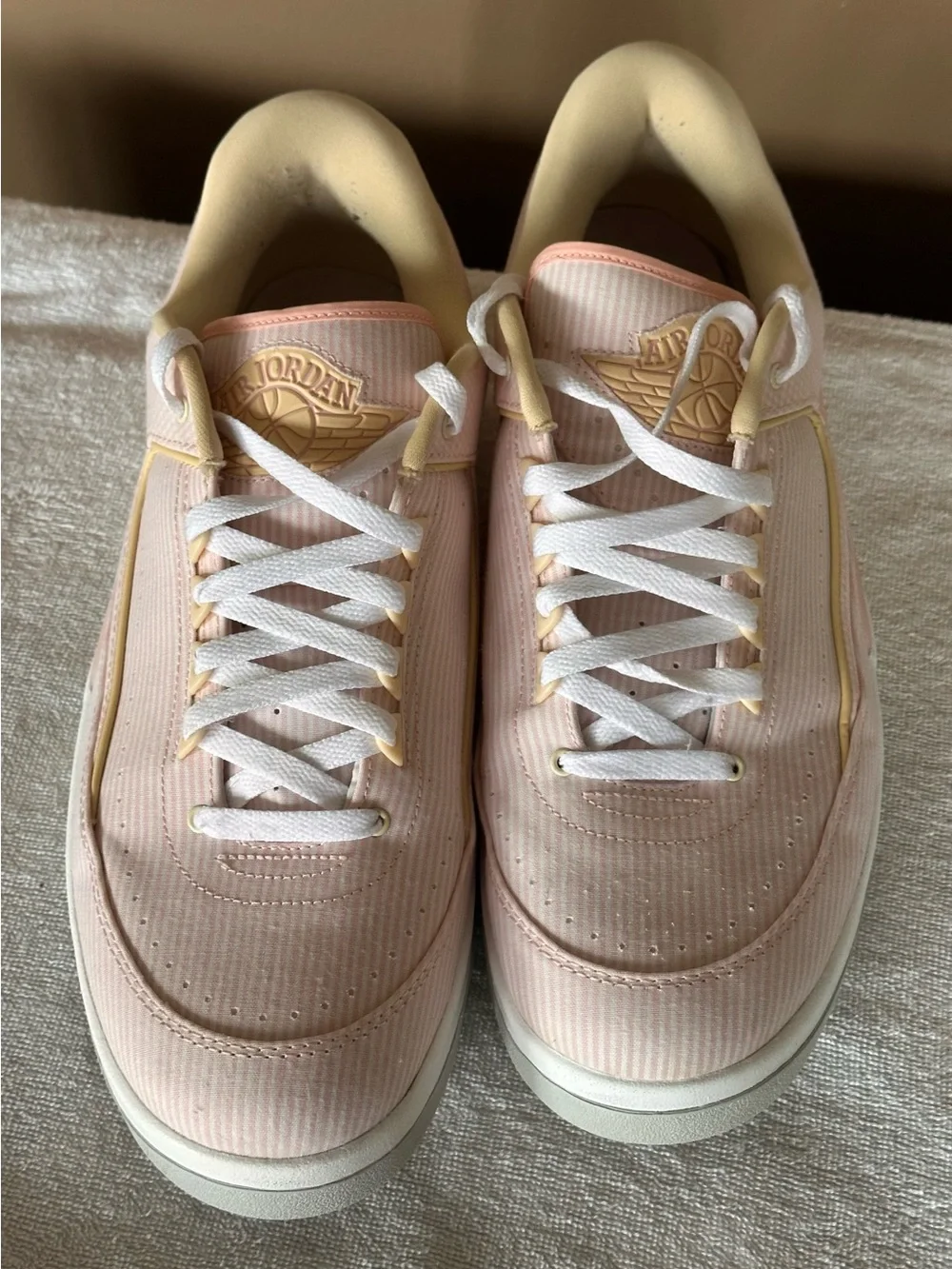 🔥 Air Jordan 2 Retro Low Atmosphere Pink Sail Sneakers Men’s Size 14 DX6930